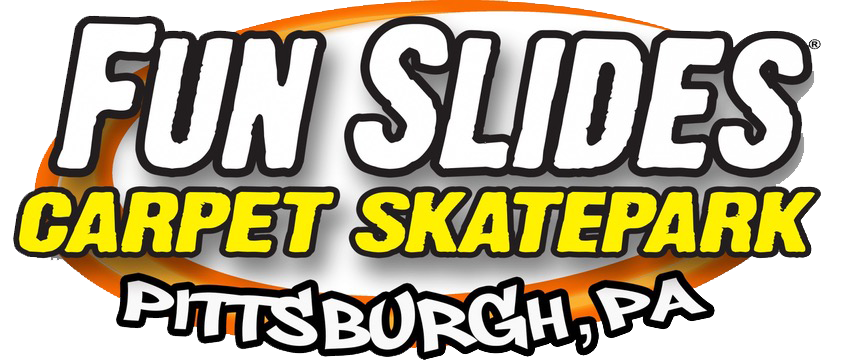 Fun Slides Carpet Skatepark Logo